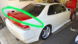 Spoiler gets the Wrap! 98 Honda Prelude