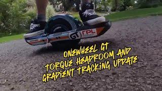 Onewheel GT Gradient Tracking Firmware and Torque Headroom Update