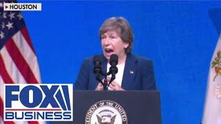 Randi Weingarten delivers 'unhinged' speech warning of 'fascism' if Trump is re-elected