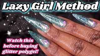 LAZY GIRL METHOD GALAXY NAILS | CELEBEAUTI21