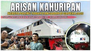 KERETA PALING NGENES DAN TABAH DI GAPEKA 2023 - DISUSUL 4 KALI | Trip KA Kahuripan Fulltrip 13 Jam!