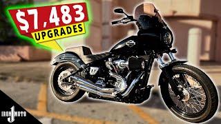 I've Spent $7,483 In UPGRADES! Harley-Davidson Softail Street Bob Bike Check