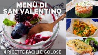 SAN VALENTINO: 4 RICETTE PER UN MENÙ FACILE E VELOCE