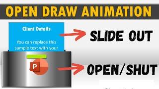 Opening Draws Animation in PowerPoint   Creative and Simple