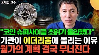 "코인 슈퍼사이클 진입 신호가 온다" 기관이 담보로 쓰는 비트코인, 회복세 타고있는 이더리움의 다음 수순이 보인다 (오태민 교수 / 풀버전)