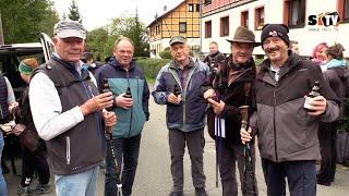 Der neue Rundwanderweg „Raniser Raubrittersteig“ wurde mit 80 Wanderern eingeweiht.