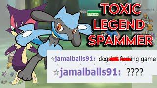 RIOLU and PURRLOIN make TOXIC LEGEND SPAMMER RAGE! POKEMON SHOWDOWN TROLLING ft. lvl 1 pokemon