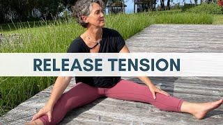 Yoga to Release Tension and Stress - Mindful Yoga with Dr Jessie Mahoney 60 min (yoga for breathing)