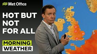 25/06/24 – Wet and cloudy in the North – Morning Weather Forecast UK –Met Office Weather