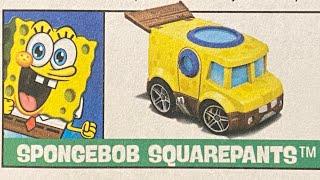 Unboxing and Review: Hot Wheels Character Cars - Spongebob Squarepants