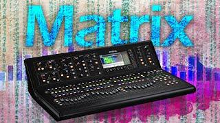 X32/M32 how to: Matrix (send bus to matrix , route matrix to output, eq filters on matrix...)