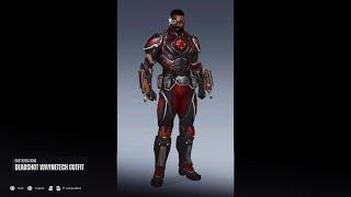 Suicide Squad: Kill the Justice League deadshot waynetech outfit concept art