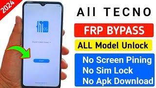 2024 All Tecno Android 11 / 12 Frp Bypass | Unlock Google Ac - Apps Not Opening Solution Without PC