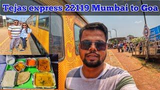 Tejas Express - Royal Experience - Kokan Railways 22119 || Mumbai to Goa || MAO Tejas Express 
