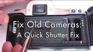 Fix Old Cameras: A Quick Shutter Fix