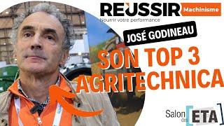 Nouveautés machinisme : le top 3 de José Godineau