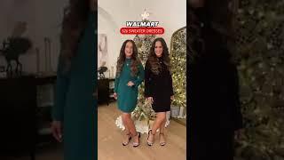 Crossdresser Girlfriend (right) Insist They Wear Matching Sweater Dresses #whoworeitbetter