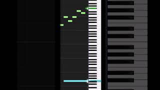 Waterfall (Piano Solo Tutorial) - Undertale #shorts