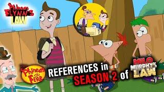 EVERY Phineas & Ferb Reference in Milo Murphy's Law Season 2!