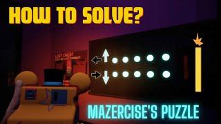 How to Solve The Mazercise Puzzle in FNAF Security Breach? TUTORIAL (PS4, PS5, XBOX ONE, XBOX X/S).