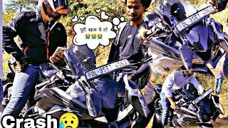 r 15 crash on sunday ride|| r15 ||yamaha r15||anamir vlog