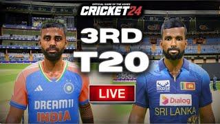 India vs Sri Lanka 3rd T20 Match - India Tour Of Sri Lanka 2024 - Cricket 24 Live