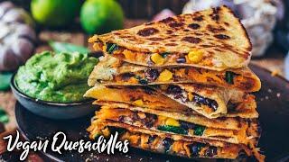 Vegan Quesadillas  quick & easy recipe  Cheesy Sweet Potato Tortillas