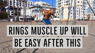 How to Build Strength in the Transition Section of the Muscle Up on the Rings with Antranik