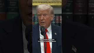 Pres. Trump on Mexico and Canada tariffs - WPMI NBC 15