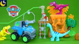 NEW Paw Patrol Volcano Dino Rescue Playset Dinosaur Surprise Toys for Kids Unboxing Video Patroller