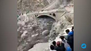 Schreckliche Sturzflut in Kohistan, Pakistan