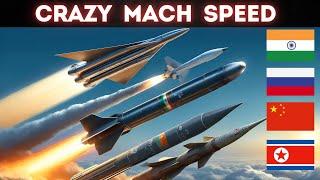 9 Fastest Missiles in 2024 - Crazy Mach Speeds
