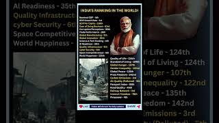 India’s Global Rankings 2025: From Economy to Environment! #india #gdp #ranking #world #shorts