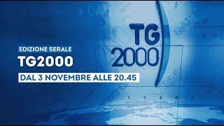 Novità | "Tg2000" edizione serale dal 3 novembre alle ore 20.45 su Tv2000