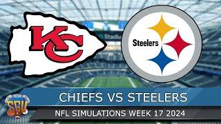 Kansas City Chiefs vs Pittsburgh Steelers - NFL Week 17 Full Game Highlights - (Madden 25 Sim)