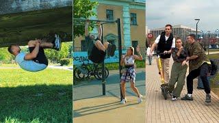 Invisible Rope Prank🫣 || Kirya performs stunts in public!