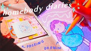  homebody diaries 02. december days, drawing, and cooking! 