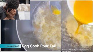 Reviewing me failing at the Egg in Hot Water Pour Cook