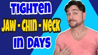 EASY Face Yoga Tutorial For Lifting The NECK, JAW, & CHIN | Chris Gibson