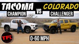 Will the All-new 2023 Chevy Colorado Dethrone the Toyota Tacoma? 0-60 MPH Comparison!