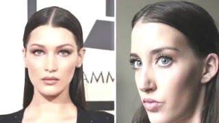 Bella Hadid Make Up Tutorial| The Grammys 2016