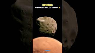 Ganymede vs Deimos  #shorts #space #moon