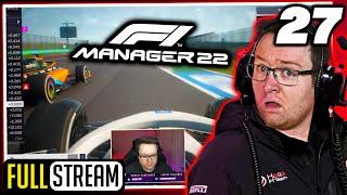 MICK CAM RACE - Haas Playthrough #27 - F1 Manager 2022 (Full Stream)