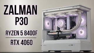 Zalman P30 V2 White Micro ATX FHD (1080p) Gaming Build | Ryzen 5 8400F & RTX 4060