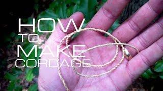 Black Scout Tutorials - Make Cordage from Natural Materials