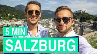 Salzburg in 5 Minuten ‍  Barocke Mozartstadt Salzburg in Österreich