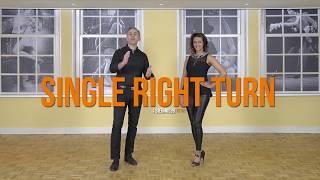 Salsa Beginners 1 - Single Right Turn for the Absolute Beginner -  Detailed Explanation