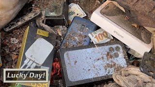 Great! Found Broken Phone, Real Money & More! Restoration Abandoned Destroyed Galaxy S9 Plus