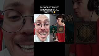 WORST "TOP 10 " LIST #shorts #album #reaction