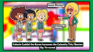 Celeste Caddel the Karen harasses the Calamity Trio/Beaten Up/Arrested